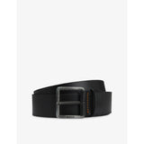 BOSS leather belt with logo buckle 4cm (British brand)