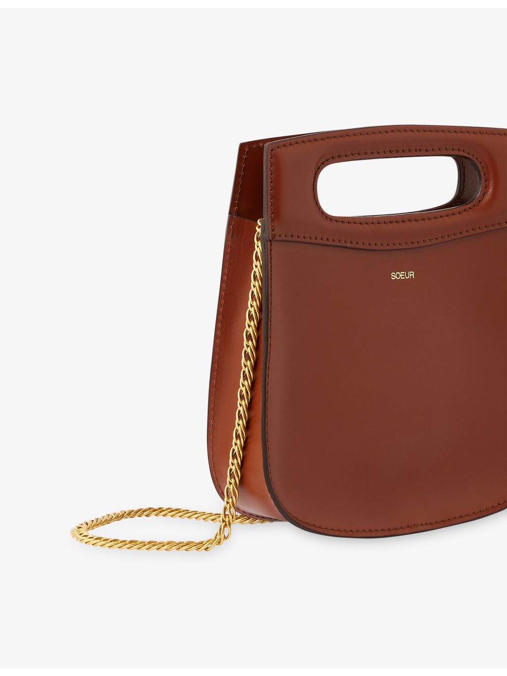 Souer Cheri mini leather cross-body bag, UK version