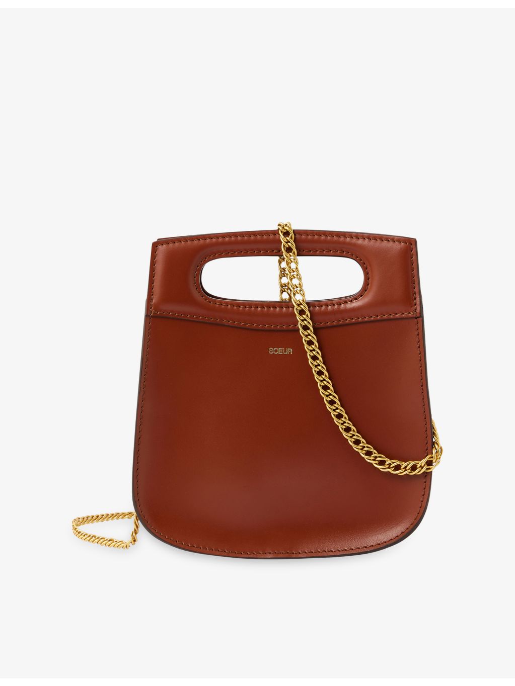 Souer Cheri mini leather cross-body bag, UK version
