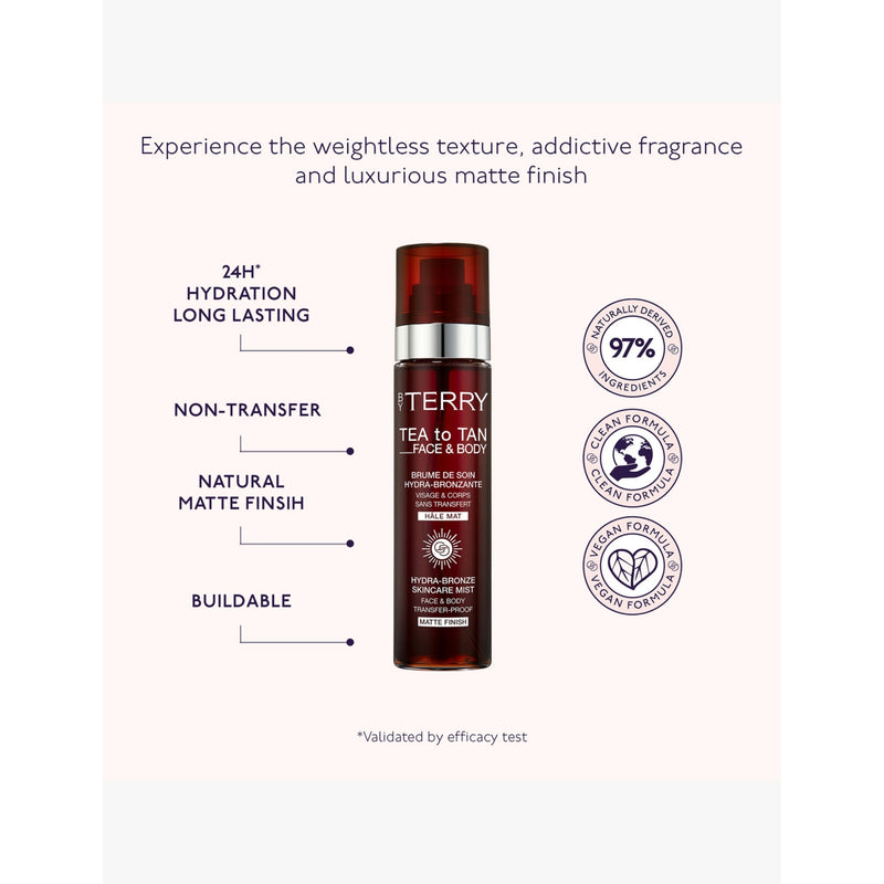 By Terry Tea To Tan matt finish tan spray 100ml - British product