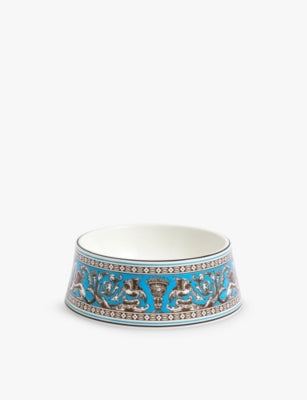 Wedgwood bone china pet bowl Florentine motif 17cm (British brand)