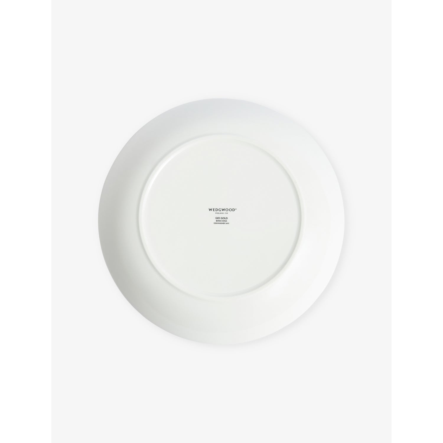 Wedgwood Gio Gold bone china deep plate 22cm, UK version