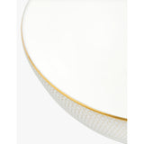 Wedgwood Gio Gold bone china soup noodle bowl 20cm geometric pattern, UK version