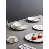 Wedgwood Gio Platinum bone china deep plate 22cm (British brand)