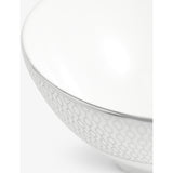 Wedgwood bone china rice bowl Gio Platinum geometric pattern 12cm, UK version