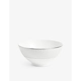 Wedgwood bone china rice bowl Gio Platinum geometric pattern 12cm, UK version
