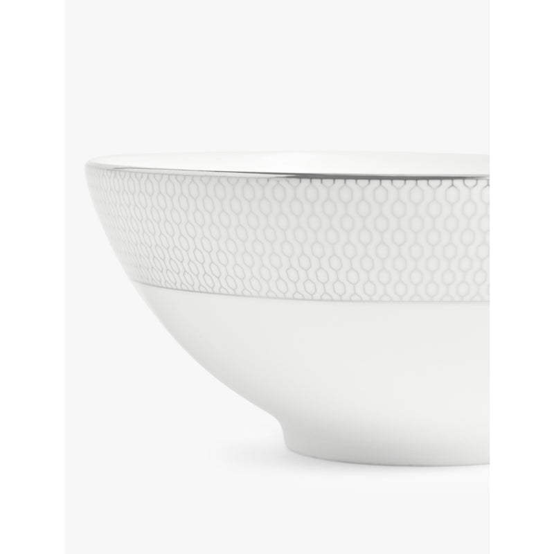 Wedgwood Gio Platinum bone china soup bowl 20cm, UK version