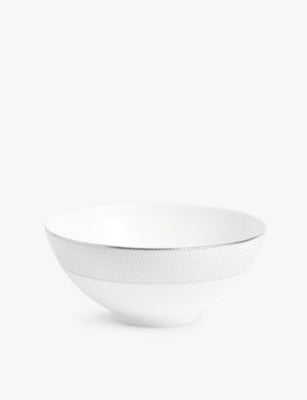 Wedgwood Gio Platinum bone china soup bowl 20cm, UK version