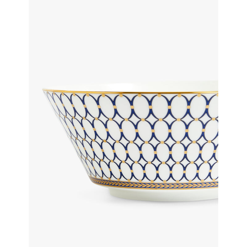 Wedgwood Renaissance Gold bone china soup bowl 20cm, UK version