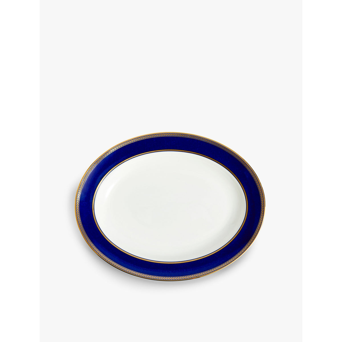 Wedgwood Renaissance Gold bone china oval platter 28cm, UK version
