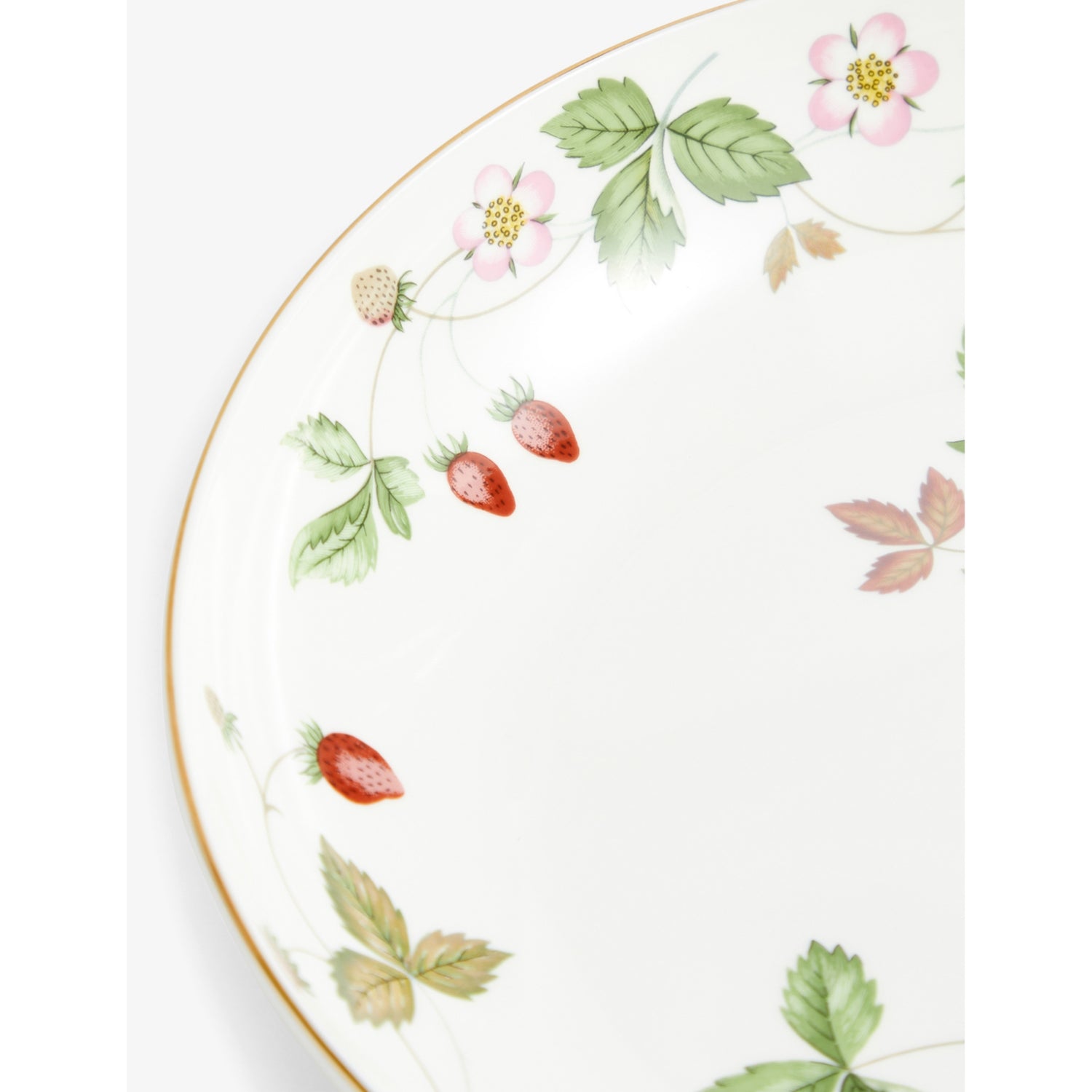 Wedgwood Wild Strawberry bone china pasta bowl 24cm - British product