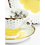 Royal Albert bone china Wanda teacup saucer plate set, UK version