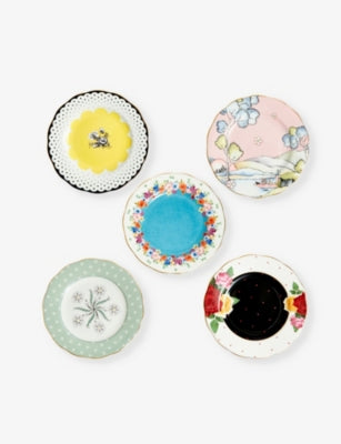 Royal Albert bone china plates set of five 20cm - British product