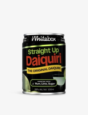 Whitebox Cocktails Straight Up daiquiri 100ml, imported from the UK