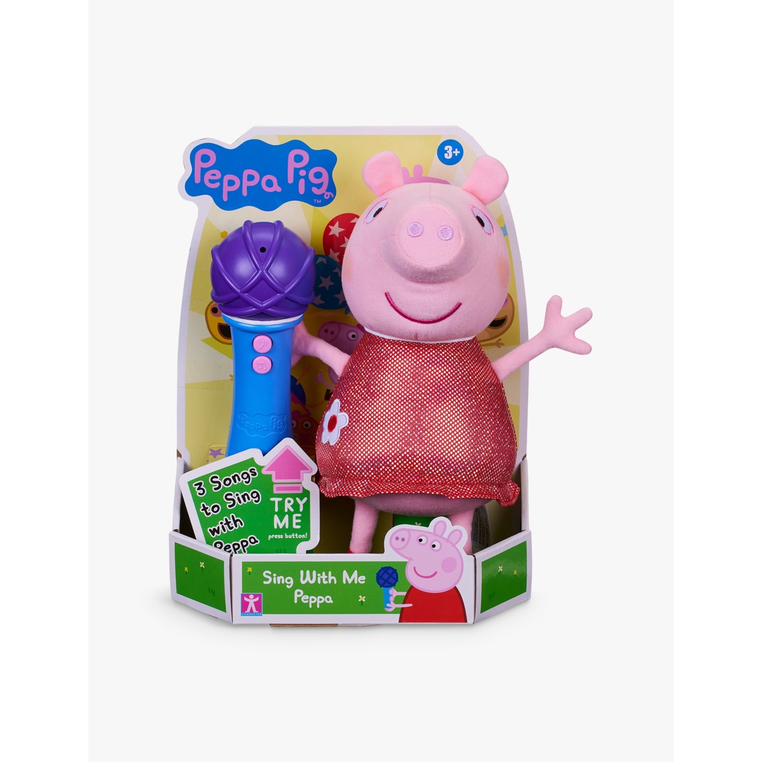 Peppa Pig Sing with Me soft toy 25cm - British product