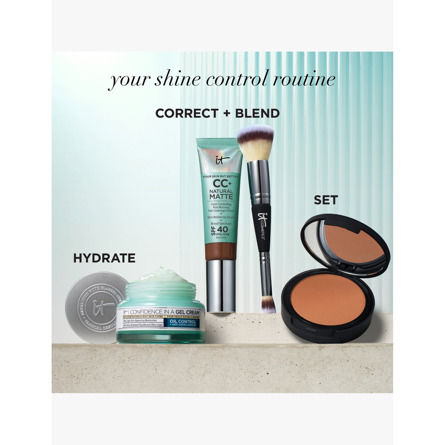 IT Cosmetics Natural Matte CC+ foundation 32ml, imported from the UK