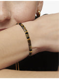 Monica Vinader Delphi bracelet 18ct gold vermeil tiger's eye - British product