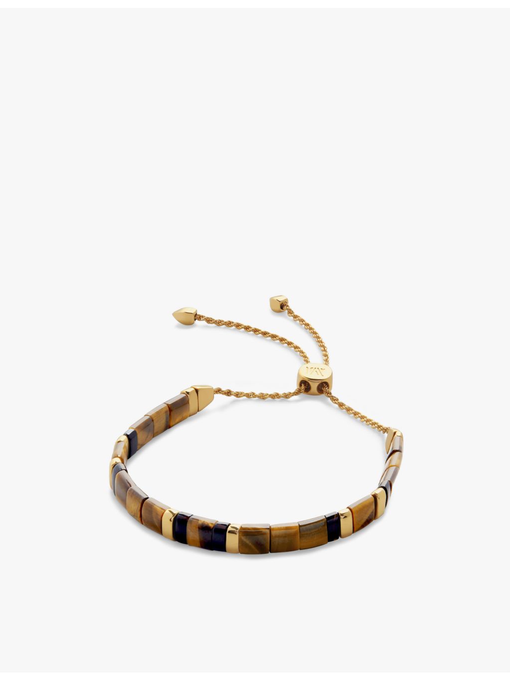 Monica Vinader Delphi bracelet 18ct gold vermeil tiger's eye - British product