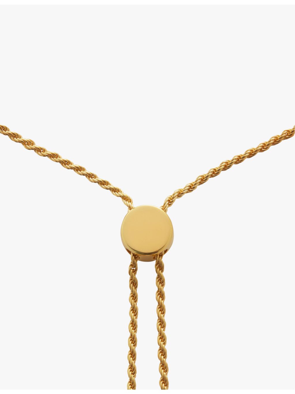 Monica Vinader Corda friendship bracelet 18ct gold vermeil (British brand)
