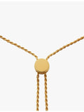 Monica Vinader Corda friendship bracelet 18ct gold vermeil (British brand)
