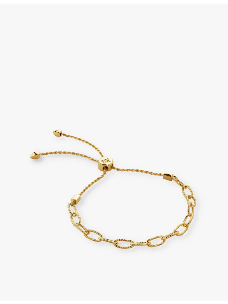 Monica Vinader Corda friendship bracelet 18ct gold vermeil (British brand)