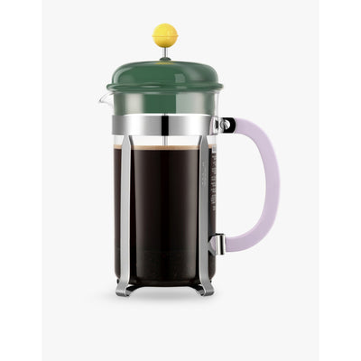 selfridges Bodum x MOMA Caffettiera Eight-Cup Stainless Steel French Press Coffee Maker 1L- Buy online at McGrocer