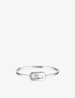 Messika So Move Pavé 18ct Gold and 0.67ct Diamond Bangle
