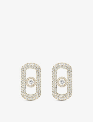 Messika So Move Pavé diamond earrings 1.3ct, imported from the UK