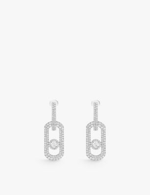 Messika 18ct yellow-gold diamond earrings 2.12ct (British brand)