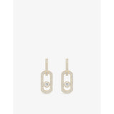 Messika So Move XL Pavé 18ct yellow-gold and 2.12ct diamond earrings