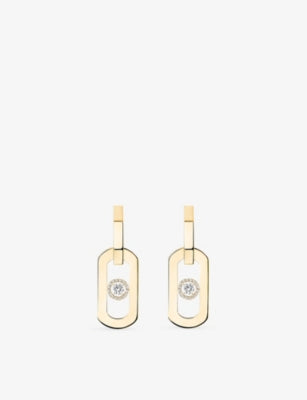 Messika So Move XL 18ct Rose Gold and 0.37ct Diamond Earrings