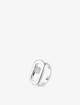Messika So Move 18ct Gold and 0.1ct Diamond Ring