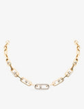 Messika Move Link 18ct Gold and 1.10ct Diamond Necklace