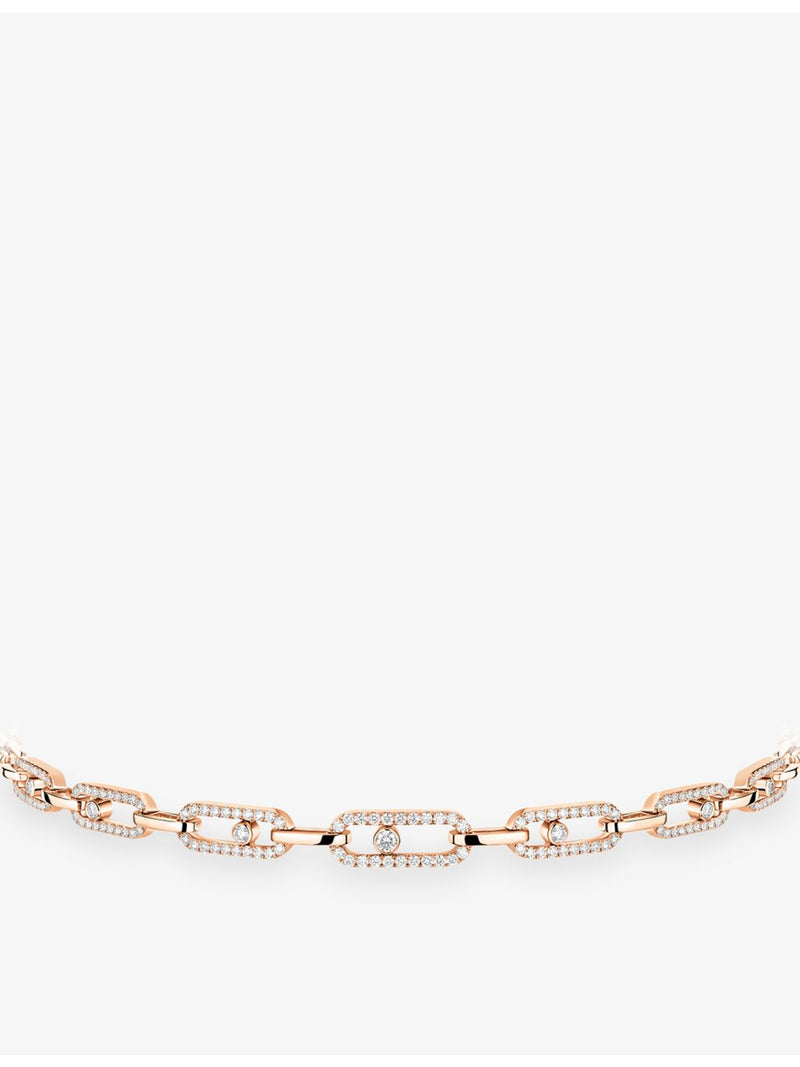 Messika Move Link diamond necklace 1.70ct yellow gold, UK version