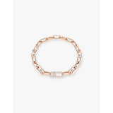 Move Link 18ct gold and 1.03ct diamond bracelet - PINK GOLD