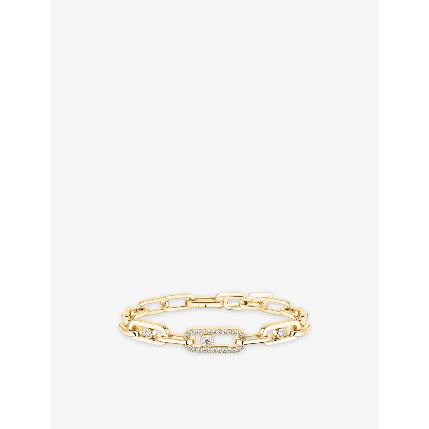 Messika Move Link 18ct gold and 1.03ct diamond bracelet