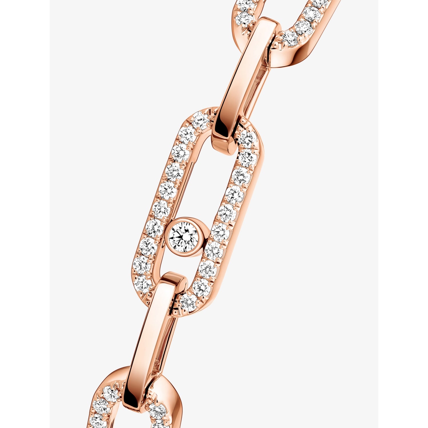 Messika Move Link 18ct gold diamond bracelet, imported from the UK