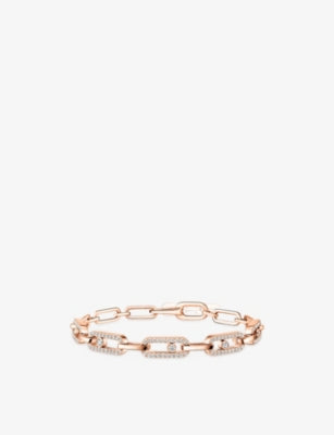 Messika Move Link 18ct gold diamond bracelet, imported from the UK