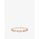 Move Link 18ct gold and 0.82ct diamond bracelet - PINK GOLD