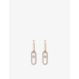 Messika 18ct gold diamond earrings 0.85ct, UK version