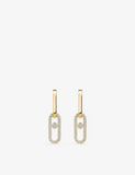 Messika 18ct gold diamond earrings 0.85ct, UK version