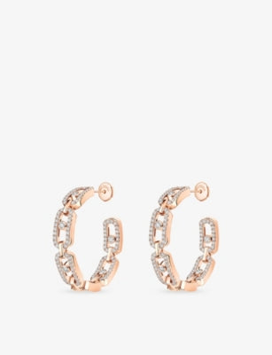 Messika diamond earrings 18ct gold 0.86ct (British brand)