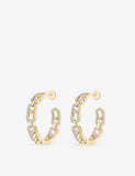 Messika diamond earrings 18ct gold 0.86ct (British brand)