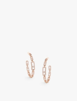 Messika Move Link medium earrings 2.12ct diamond - British product
