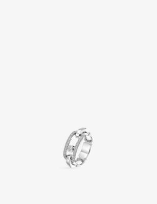 Messika Move Link 18ct Gold 0.45ct Diamond Ring