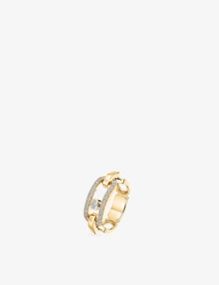 Messika Move Link diamond ring 18ct gold 0.45ct, UK version