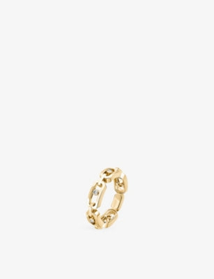 Messika Move Link Multi ring 18ct gold 0.09ct diamond, UK version