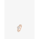 Move Link Solitaire 18ct yellow-gold and 0.80ct diamond ring - PINK GOLD - K