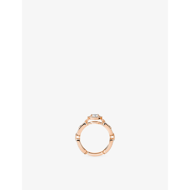 Messika Move Link 18ct rose-gold diamond ring 0.30ct (British brand)