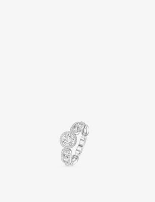 Messika Move Link 18ct Rose-Gold and 0.30ct Brilliant-Cut Diamond Ring